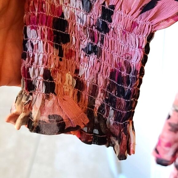 Rachel Parcell Floral Print Ruffle Dress Size 4 NEW - Picture 6 of 9